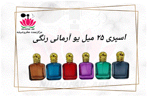 ظرف اسپری یو آرمانی رنگی 25 میل