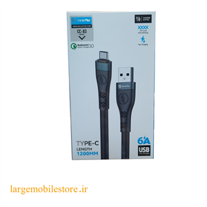 کابل soloffer تایپ سی 6 امپر مدل cc-83