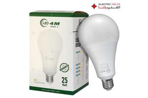 لامپ حبابی 25 وات LED 4M