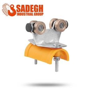 قرقره فلزی چرخ فسفر برنز مخصوص سی ریل جرثقیل سقفی