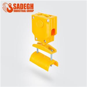 قرقره پلاستیکی سیم بکسلی کابل گیر تخت جرثقیل سقفی