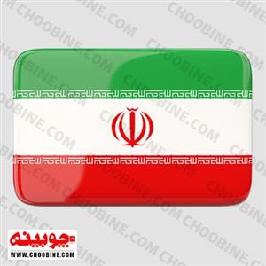 برچسب ژله ای کد ۰۱ – استیکر پرچم ایران (۶ در ۴ سانت)