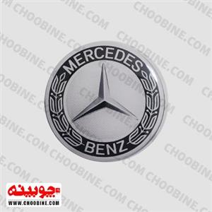 برچسب ژله ای کد ۲۵ – استیکر لوگوی مرسدس بنز (۵ در ۵ سانت)