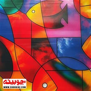 برچسب شیشه مات کن رنگی کد ۴۱۸ (عرض ۴۵)