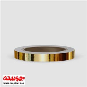 نوار طلایی براق پشت چسب دار PVC (عرض ۱ سانتیمتر)