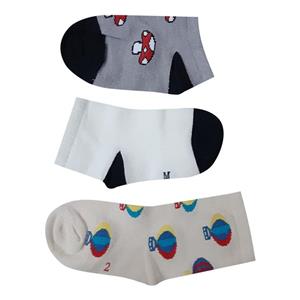 جوراب دخترانه کد 644 مجموعه 3 عددی