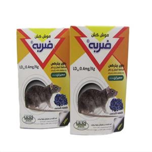 موش کش سمیران مدل ضربه طعمه گندمی مجموعه 2 عددی