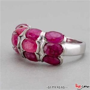 انگشتر یاقوت سرخ 12 تایی ناب برند SPN زنانه ۱۹۸۶۶
