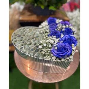  گل رز بنفش طبیعی a1203
