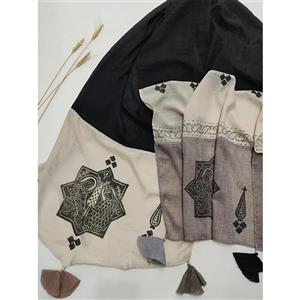 شال زنانه سنتی هنری طرح شمسه کد 23368