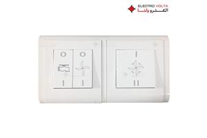 کلید کولر دو خانه مدل جول برند 4m 