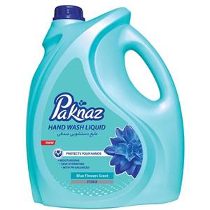 مایع دستشویی صدفی پاکناز با عطر گل های آبی 3750 گرم