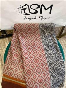 شال زنانه مدل  نخ بهاره مزونی کد ana-1465