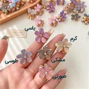 مینی کلیپس شکوفه عقیق زنانه کد 803215