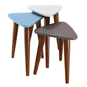 میز عسلی مدل لیون 324 کد 62 مجموعه 3 عددی