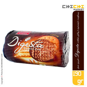 بیسکویت کرمدار سبوس دار دایجستا شیرین عسل - 100 گرم