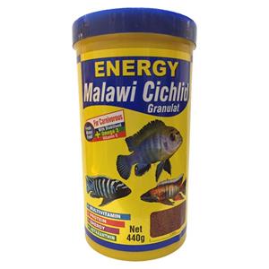 غذا ماهی انرژی مدل Malawi Cichilid Granulat وزن 110 گرم 