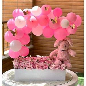 سفارش جعبه گل نوزاد d274