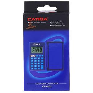 ماشین حساب جیبی کاتیگا مدل CH-862 طرح درب دار
