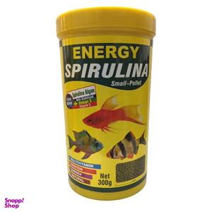 غذا ماهی انرژی مدل spirulina small-pellet وزن 300 گرم