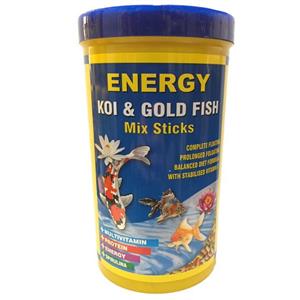 غذا ماهی انرژی مدل KOI Gold fish Mix sticks حجم 1000 میلی لیتر 