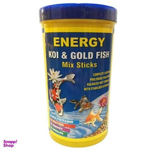 غذا ماهی انرژی مدل KOI & Gold fish Mix sticks حجم 1000 میلی لیتر