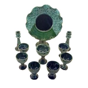 مجموعه ظروف هفت سین 10 پارچه مدل رو میزی کد a54