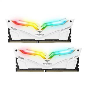 رم مشکی TEAM GROUP NIGHT HAWK RGB 16GB 8GBx2 3200Mhz CL16