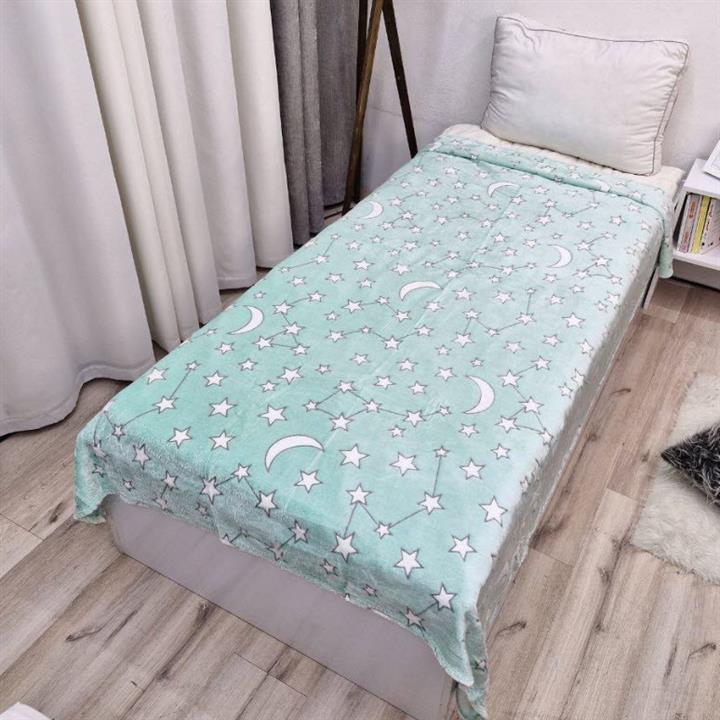 پتو مسافرتی مدل شب نما آسمان زیبا سایز 180x200 سانتی متر