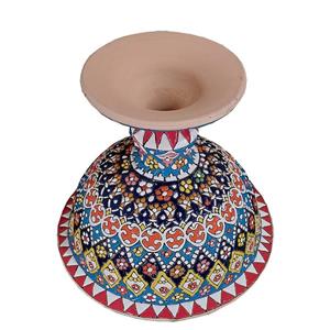میوه خوری سفالی مدل میناکاری کد 01 -