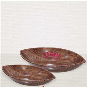 کشکول ۲ سایز طرح چوب کیپس