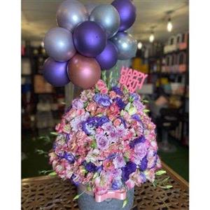  باکس گل و بادکنک برای تولد 8350