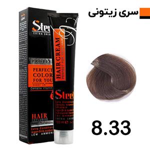 رنگ مو استیل 8.33 بلوند زیتونی روشن قوی (سری 