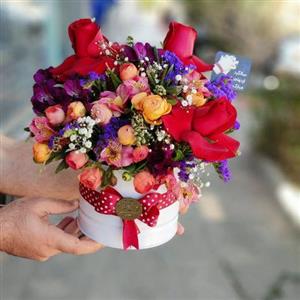خرید سبد گل سالگرد ازدواج 3487