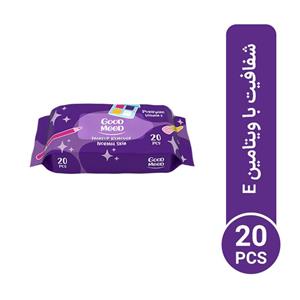 دستمال مرطوب گود مود مدل Purifying Vitamin E بسته 20 عددی