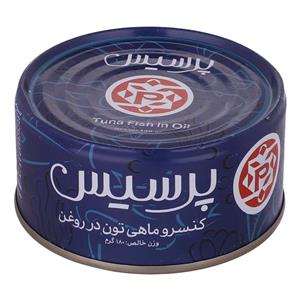 کنسرو ماهی تون در روغن پرسیس - 180 گرم