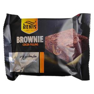 کیک براونی با مغز کرم کاکائو بنیس - 80 گرم
