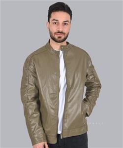 کت چرم مردانه ساده 9533