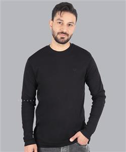 تیشرت مردانه آستین بلند مشکی 5017