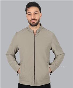 کت چرم مردانه ساده 2425