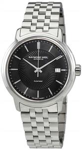 Raymond Weil Men's Maestro Swiss-Automatic Watch with Stainless-Steel Strap, Silver (Model: 2237-ST-20001) 