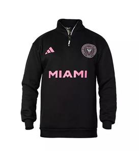 بلوز دورس نیم زیپ باشگاهی اینتر میامی مردانه یقه گرد کد 46747