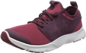 Under Armour Men's Drift RN Mineral Sneaker, Cardinal (625)/Glacier Gray, 9 