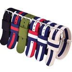 Ritche 6PC 20mm NATO Strap Nylon Watch Band Compatible with Timex Weekender Watch for Men Women