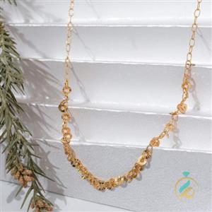 گردنبند طلا پولکی اویزی