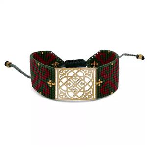 دستبند طلا بافت میوکی یلدا