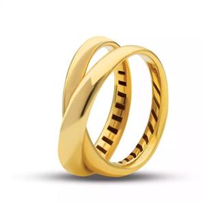 انگشتر طلا بدون نگین سورنا 