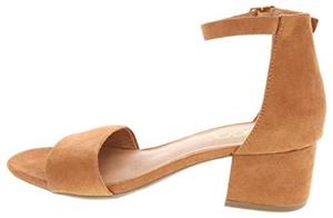 صندل زنانه قند نوئل کم دو قطعه کفش پاشنه بلند کفش زنانه صندل پمپ مچ پا Sugar Women's Noelle Low Two Piece Block Heel Dress Shoe Ladies Ankle Strap Pump Sandal