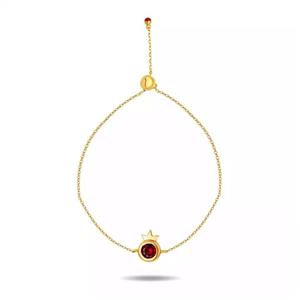 دستبند طلا آسانسوری انار یلدا