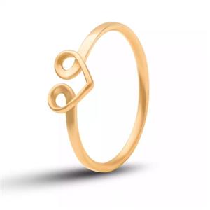 انگشتر طلا قلب مینیمال  GRH0323 